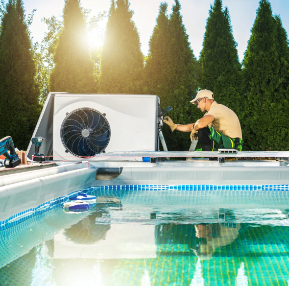 swimming pool heat pump replacement